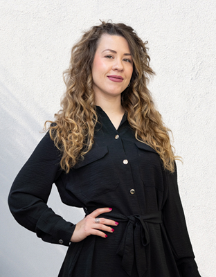 Blanca, docente del equipo de Voga